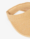 Sombreros Visera Efecto Rafia - Marron Beige