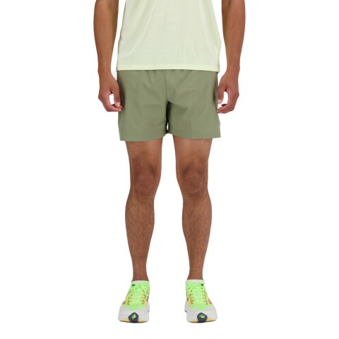 Short New Balance de Hombre -RC SEAMLESS 5 INCH - MS41286DEK GREEN