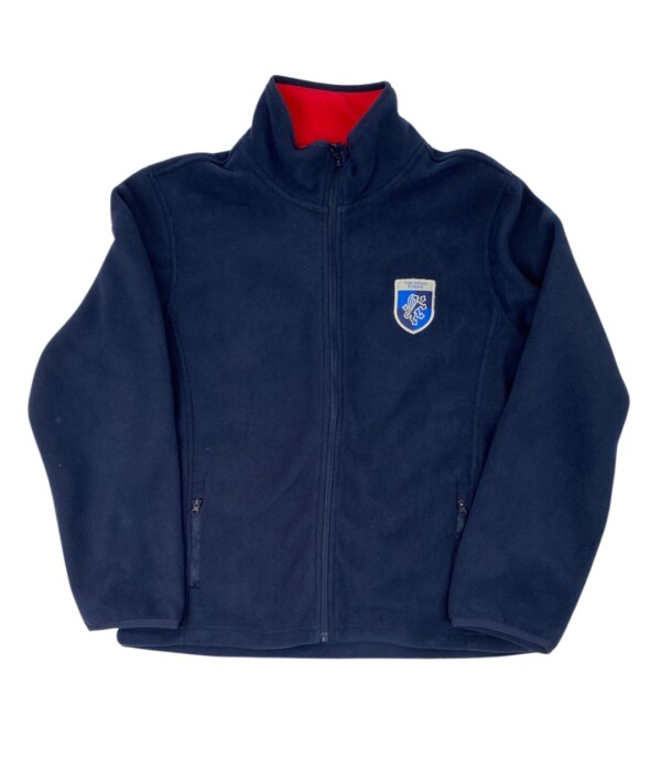 Campera Polar Secundaria The Anglo School Navy