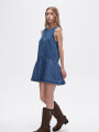 Vestido Suama Azul Medio