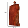 Tabla de Madera Artesanal de Eucalitpo Rojo Con Mango Grande Tabla de Madera Artesanal de Eucalitpo Rojo Con Mango Grande