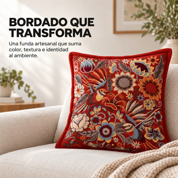 Fundas de Almohadón ZAL 50 x 50 cm Pack x2 Naranja
