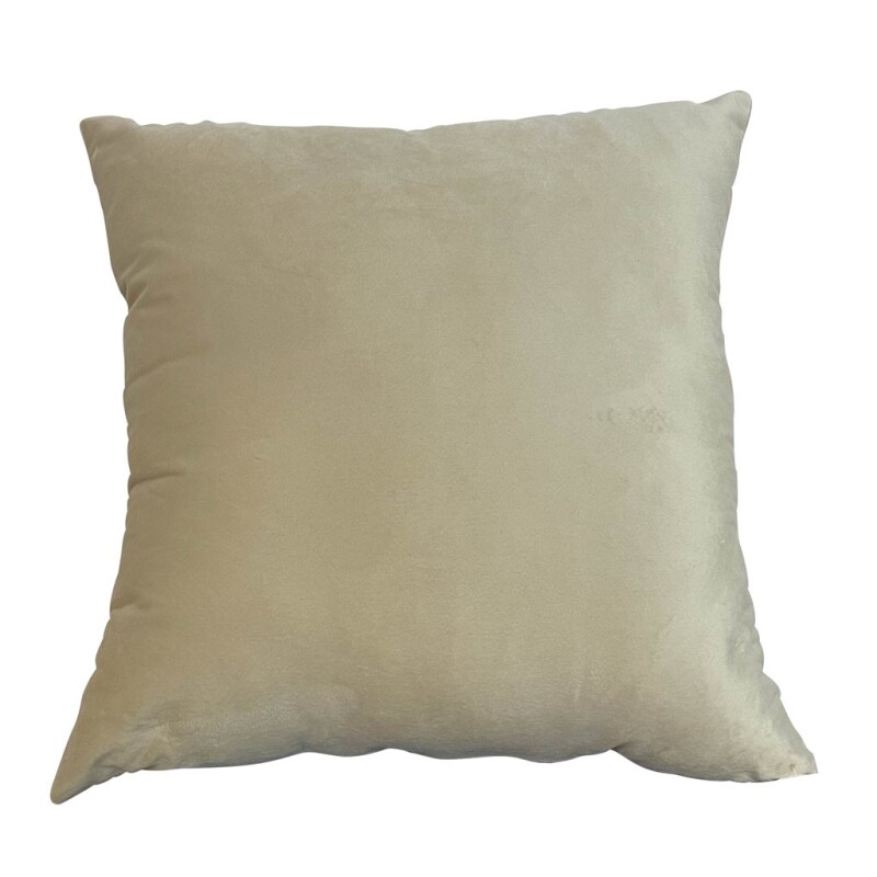 Almohadón Velvet 40x40Cm Natural ALMOHADON VELVET 40X40CM NATURAL