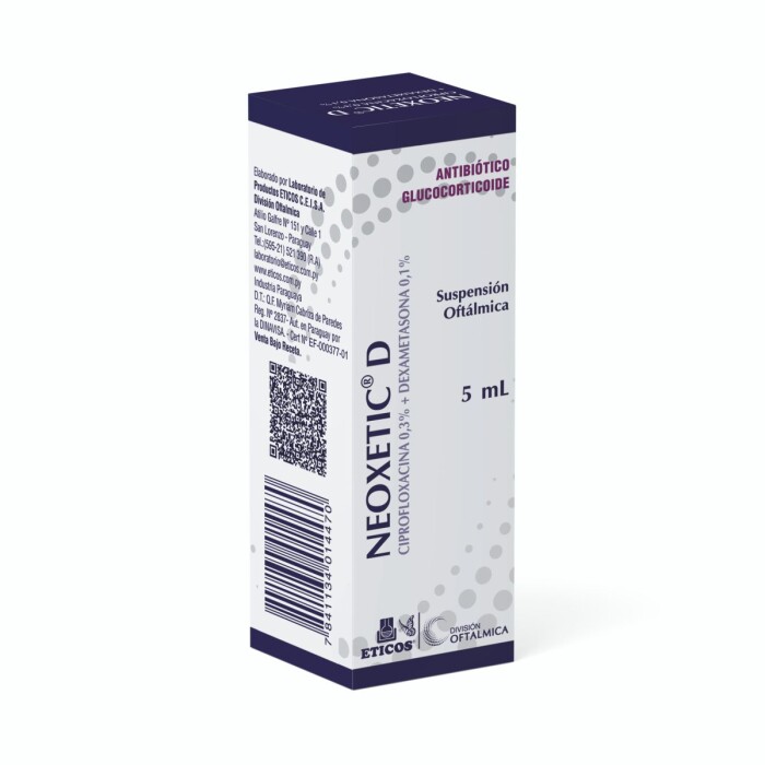NEOXETIC D OFT SUSPENSION X 5 ML. única