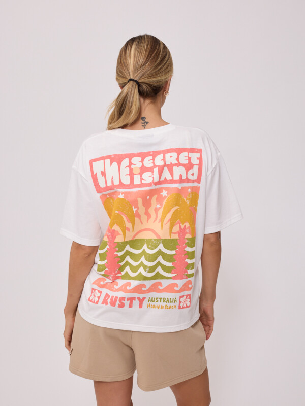 T-SHIRT TAKILA RUSTY Blanco