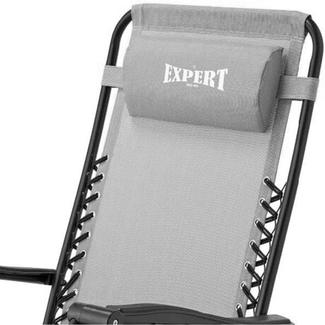 Silla Reposera Plegable C/posavaso Camping Portátil Gris