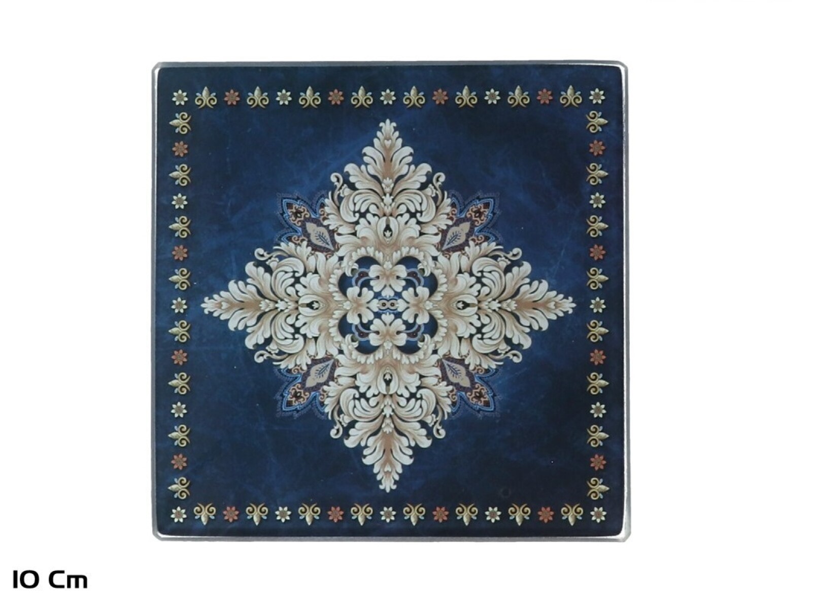 Posavasos de Cristal Cuadrado 10 x 10 cm Shield 