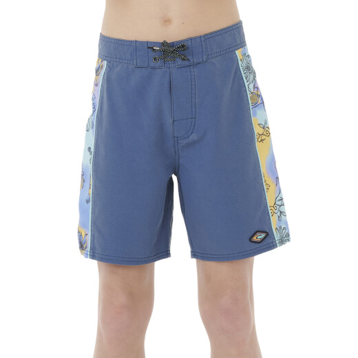 Boardshort Rip Curl Tropic Daze Mirage Niño - Azul Boardshort Rip Curl Tropic Daze Mirage Niño - Azul