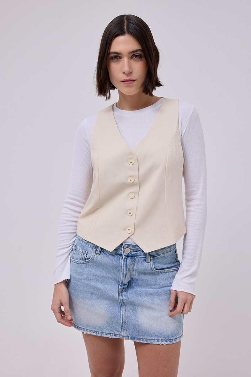 Pollera Kaia - Denim Claro 