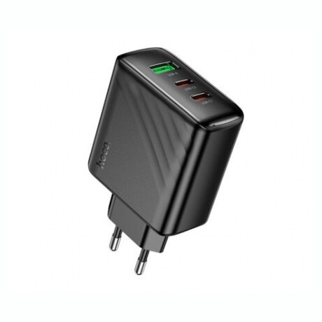 Cargador De Pared HOCO CS26A PD45W 2 USB-C 1 USB-A - Black Cargador De Pared HOCO CS26A PD45W 2 USB-C 1 USB-A - Black