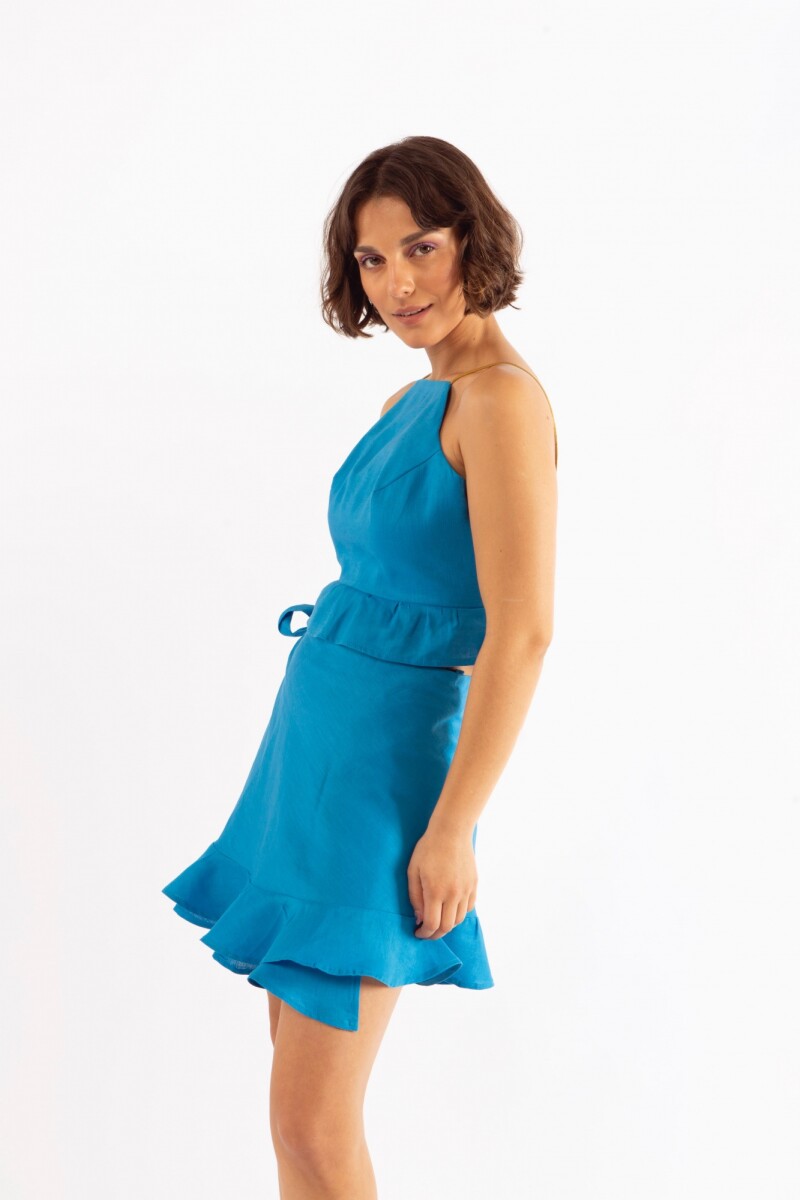 FALDA CALA SS23 Turquesa