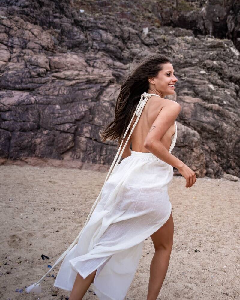 AIALA DRESS BORDADO BLANCO