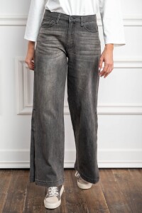 Jean Wide Tajo Denim Gris