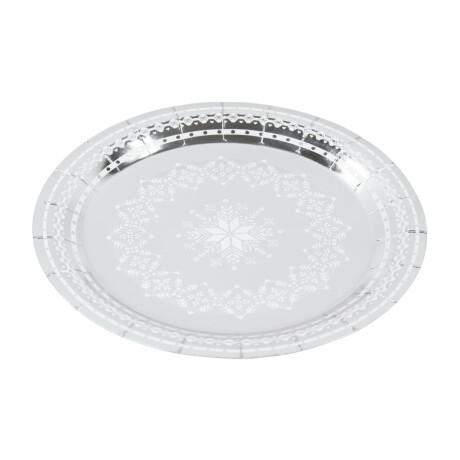 Platos decartables x12 con diseño navideños Platos decartables x12 con diseño navideños