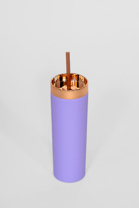 Vaso Con Tapa + Sorbito Pastel Estampado 4