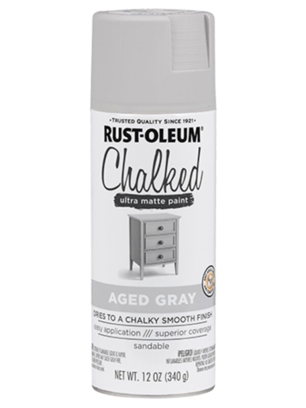 AEROSOL CHALKED RUST OLEUM GRIS ENVEJECIDO- 340GRS N/A