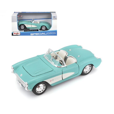 Auto de Colección Maisto 1957 Chevrolet Corvette Escala 1:24 U