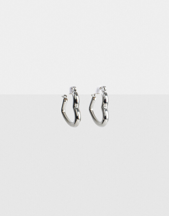 Aros Argollas Acero quirúrgico Aros Argolla Acero Quirúrgico - Plateado