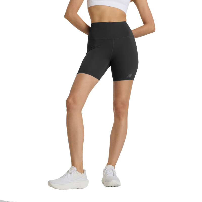 Short New Balance Harmony High Rise Short 6" de Mujer - WS51114BK Negro