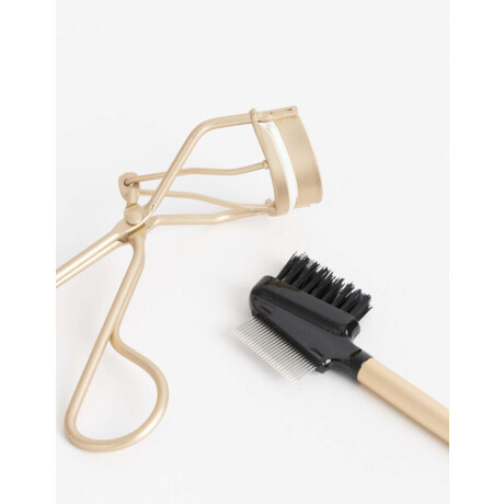 Set De Complementos Para Ojos Dorado Mate