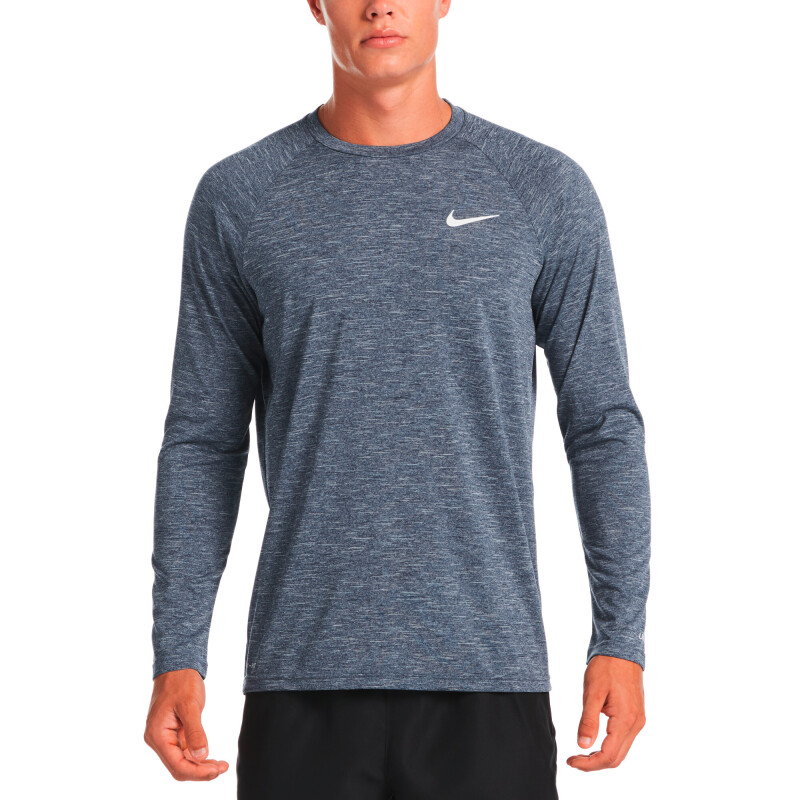 Camiseta Long Sleeve Hydrogua de Hombre Azul