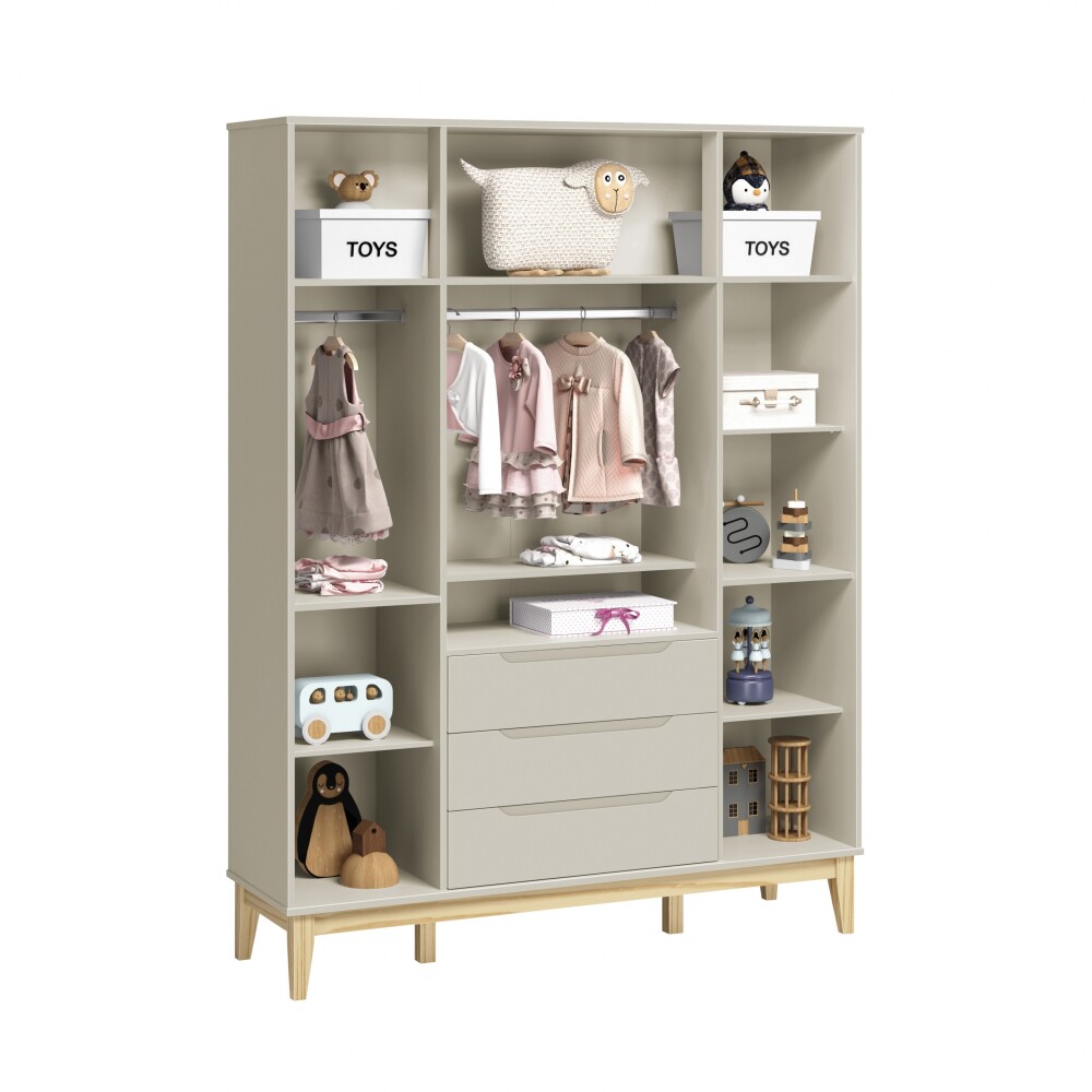 Ropero 4 Puertas 3 Cajones Infantil - Eife Arena