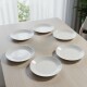 Set x6 Plato para postre 18cm Opalina BLANCO