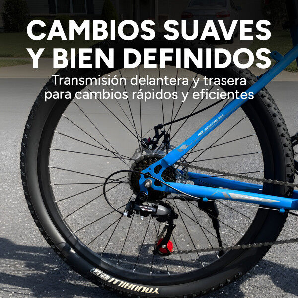 Bicicleta Phdrix Montaña Mtb Rod 26 Frenos De Disco 21 Veloc Celeste 1