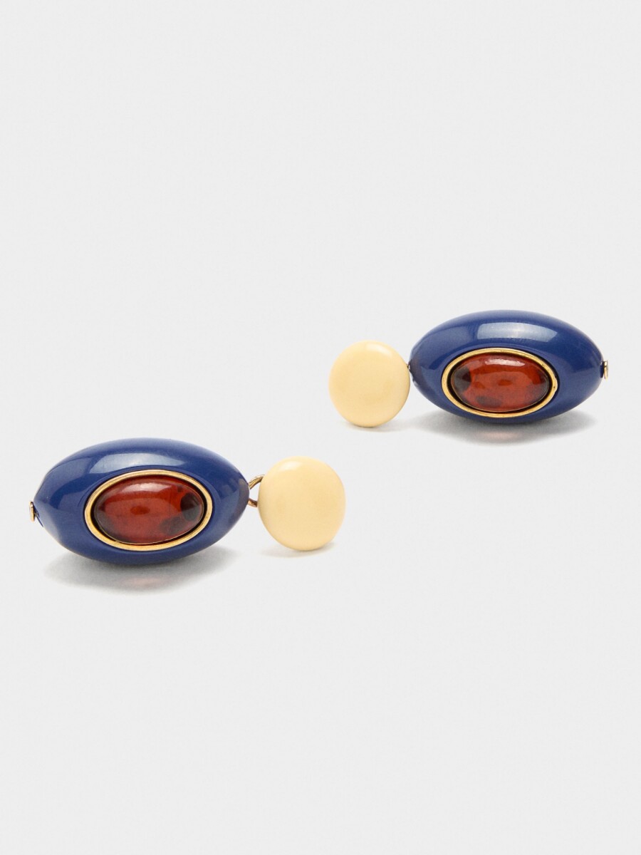 Pendientes De Esmalte multicolor
