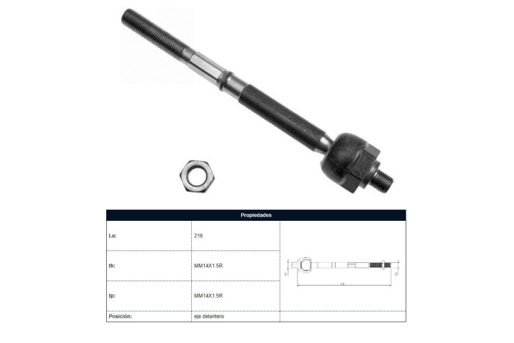 Mate Renault Megane 00-05 Der/Izq Mate Renault Megane 00-05 Der/Izq