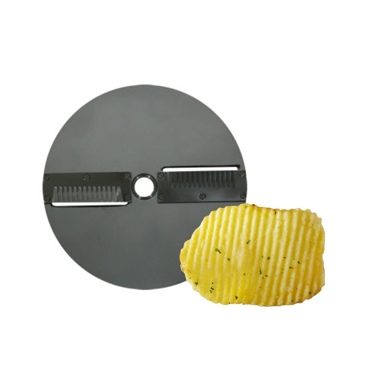 Disco Corte en Rodaja Rizada 2 mm W2 