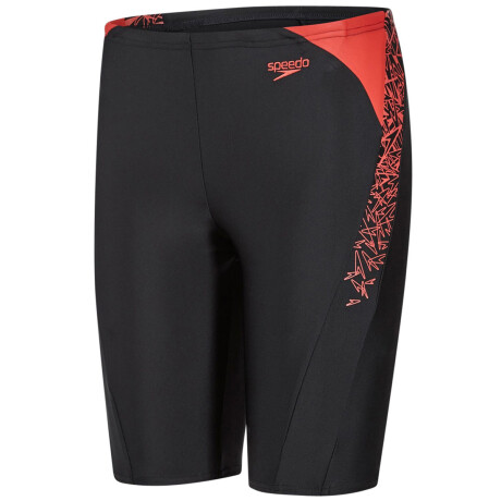 Malla Jammer Speedo Calza Niño Natación Piscina Rojo/Negro