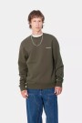 SCRIPT EMBROIDERY SWEAT Verde