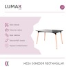 Mesa Eames Rectangular en Madera 120x80cm Mesa Eames Rectangular en Madera 120x80cm