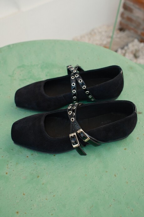 Ballerina Madrid Gamuza Negro Ballerina Madrid Gamuza Negro