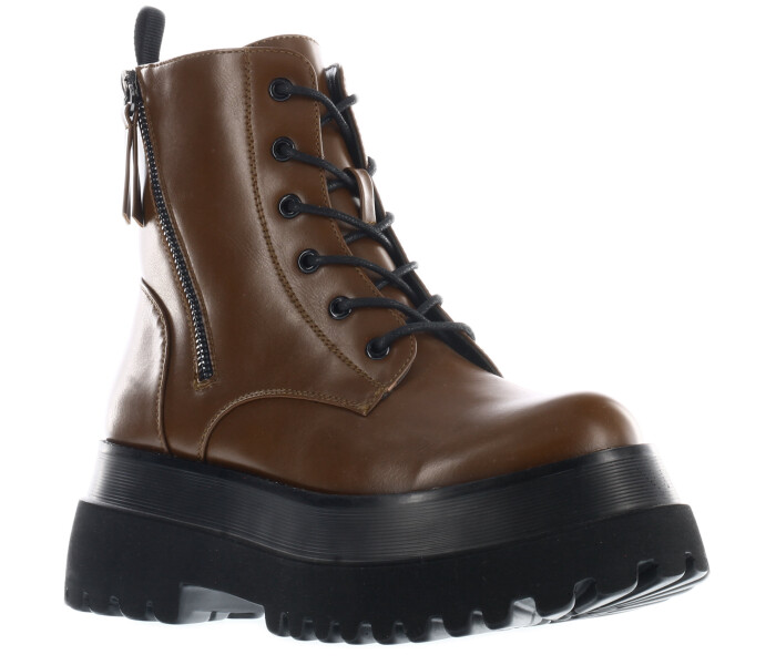 Bota CARMIN acordonada Tan