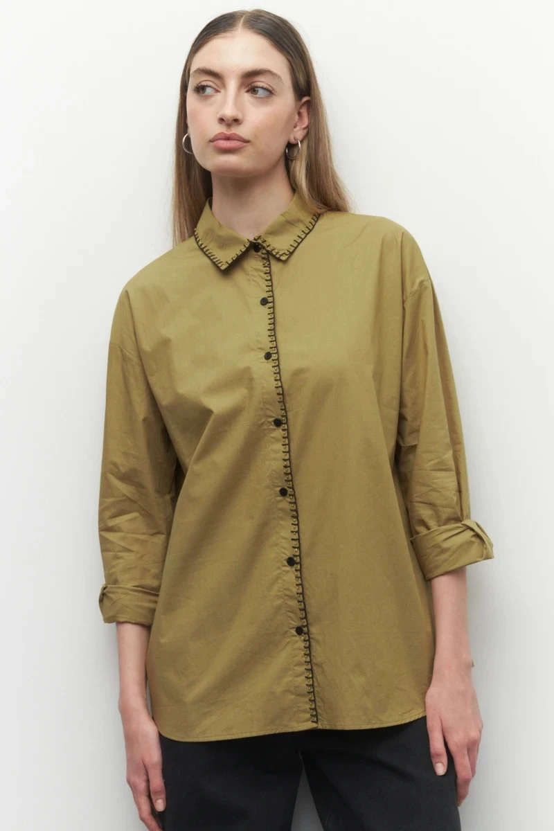 CAMISA D.CASSIN SLOOP - VERDE 
