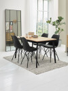 Mesa de comedor JEGIND 80x130 roble/negro Mesa de comedor JEGIND 80x130 roble/negro