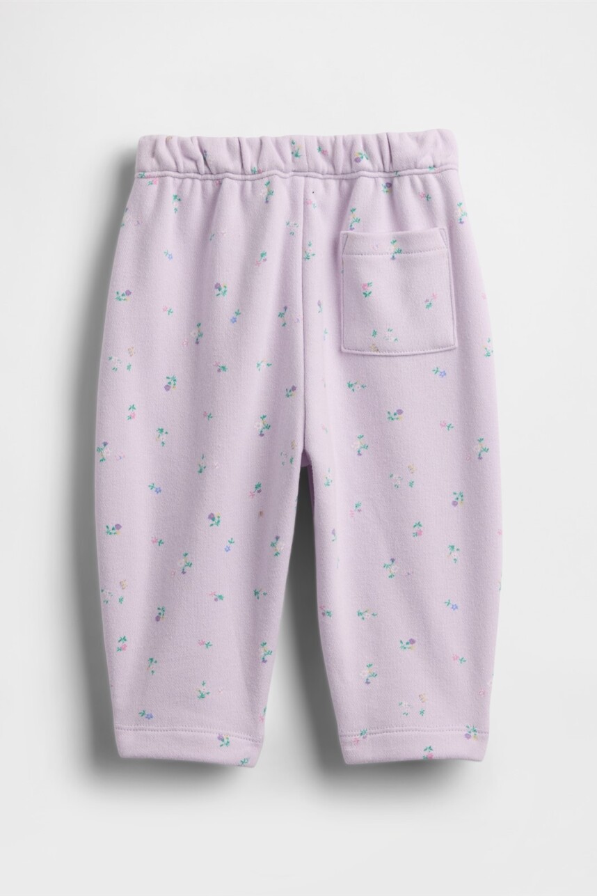 Pantalón Deportivo Wide Leg Bebé Pale Lilac