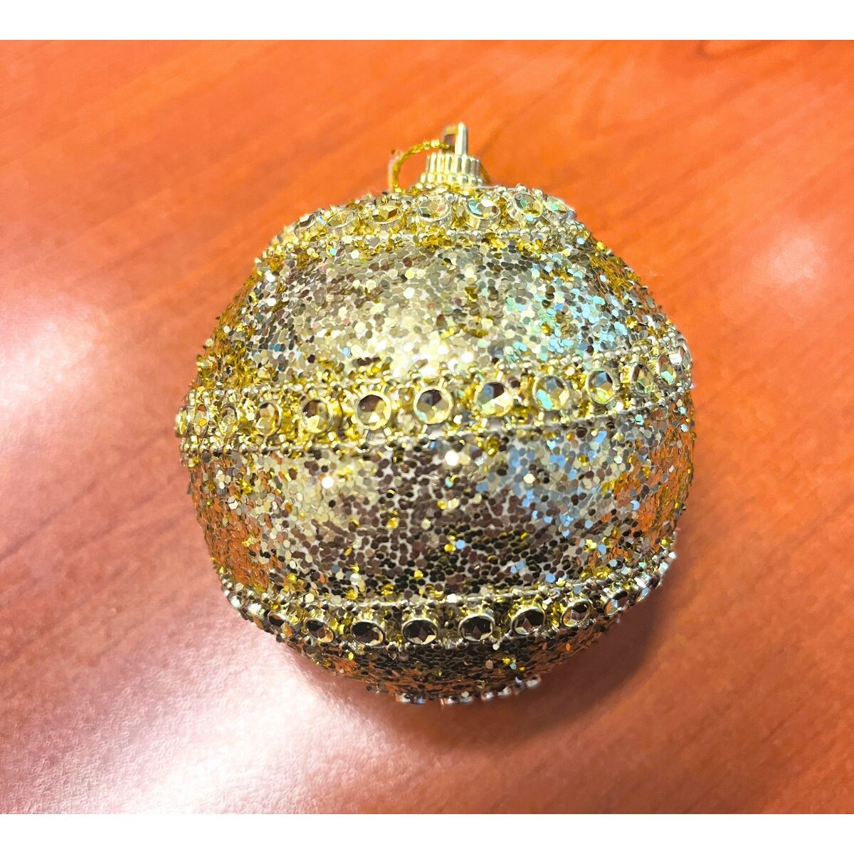 Esfera de Navidad Dorada x3 