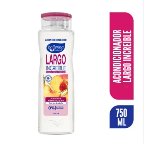 Acondicionador Ballerina 750ml Largo increíble