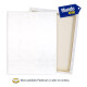 Pack X 5 Lienzo Bastidor 40x50m Cuadro Pintura Oleo Blanco Blanco