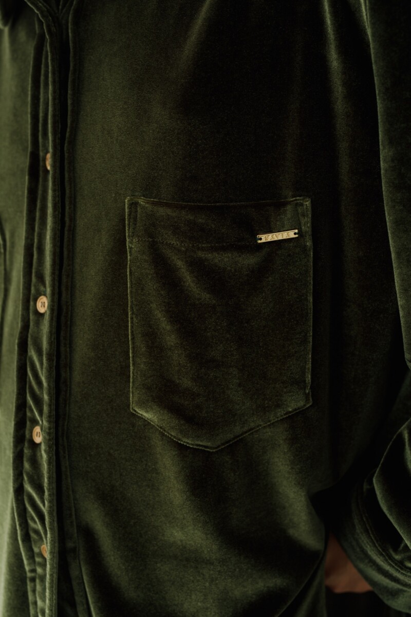 CAMISA BIMBA VELVET Verde