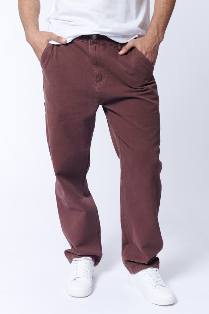 Pantalón carpintero Marrón
