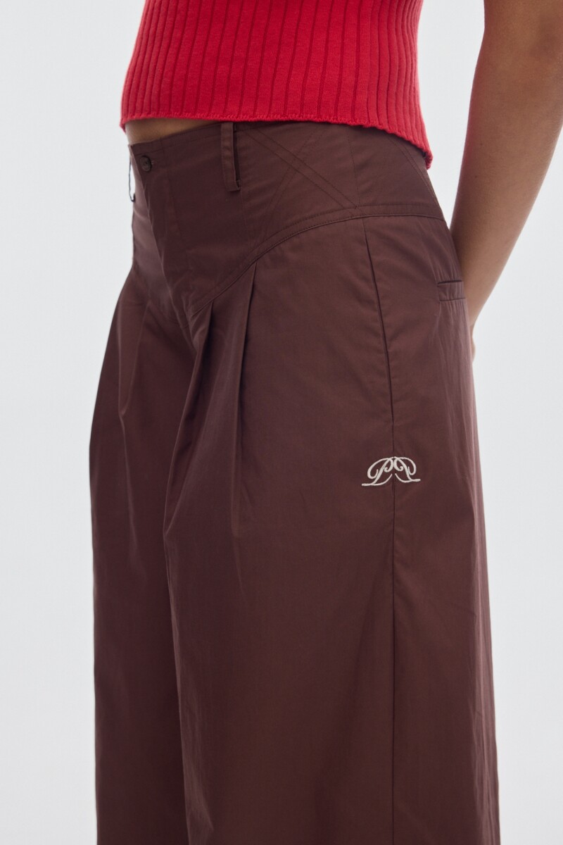 Pantalón Donna Cotton Brown