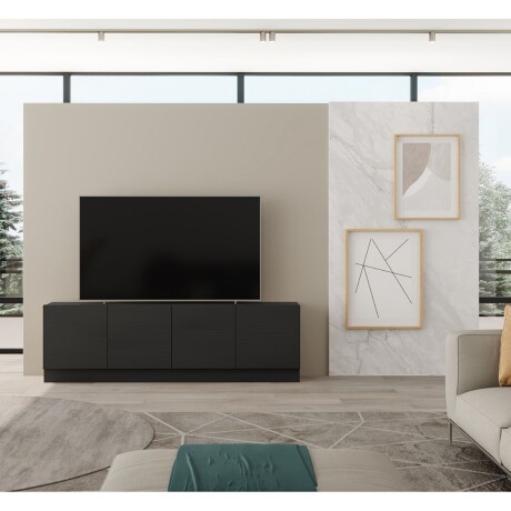 Rack Minimalista 4P Negro 001