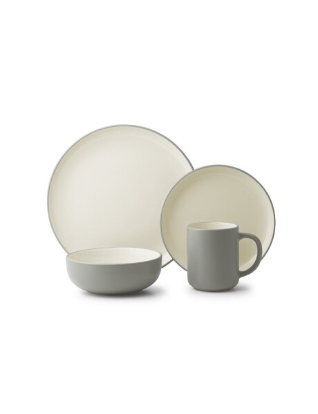 SET 16PZAS STONEWARE D27-20-10/400ML LOFT SLATE SET 16PZAS STONEWARE D27-20-10/400ML LOFT SLATE