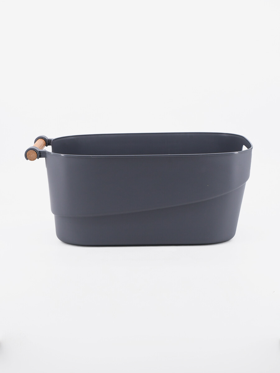 CAJA ORGANIZADORA 10LTS GRIS - GRIS 