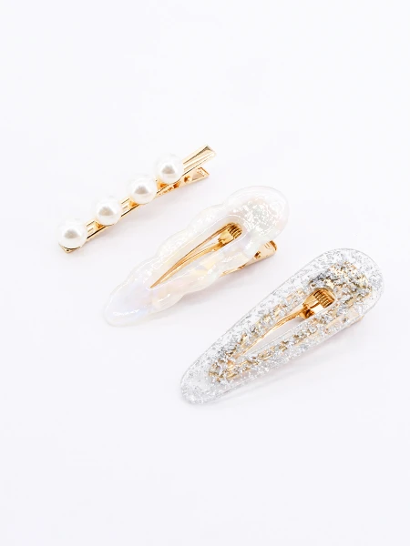 SET PINZAS X 3 DORADO
