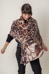 PAÑUELO MULTI PRINT Camel